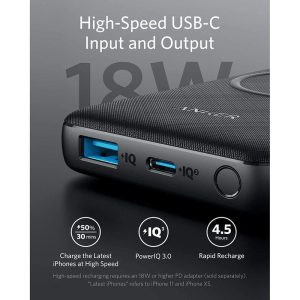 پاوربانک انکر مدل A1617 PowerCore III ظرفیت 10000 میلی آمپر ساعت